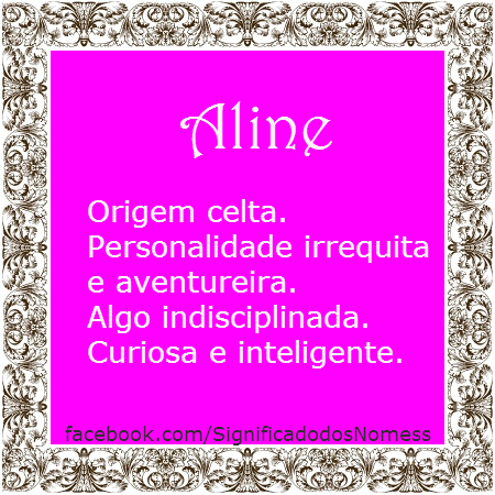 Significado Del Nombre Aline Grovediy