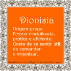 Dionisia