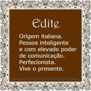 Edite