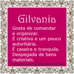Gilvania