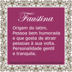 faustina