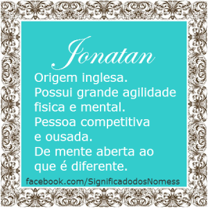 Significado do nome Jonatan