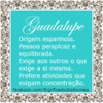 Significado do nome guadalupe