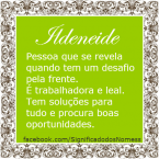 Significado do nome ildeneide