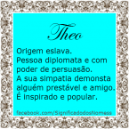 Significado do nome theo